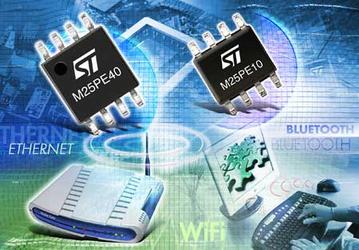 STMicroelectronic представляет семейство флэш-памяти с последовательным интерфейсом