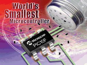 Microchip Introduces PIC10F Microcontrollers