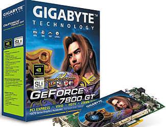 GIGABYTE выпускает свою версию графического адаптера на GeForce 7800GT
