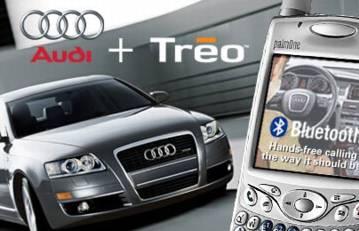 Palm Treo 650 обоснуется в салонах Audi A6 и A8