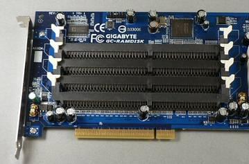 Gigabyte i-RAM: 8 Гбайт твердотельной памяти за 180 долларов