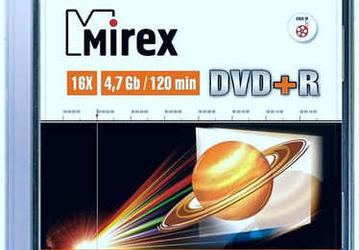 MIREX: выпуск дисков DVD+R 16X
