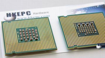 A Photo Of Intel's New Processor