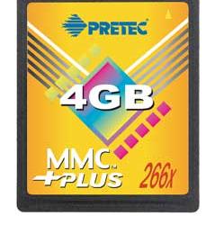 Pretec Launches 4GB MMC Plus 266X