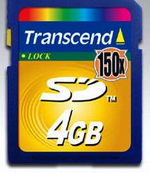 Transcend: выпуск 150X карт памяти SD 4 Гб и MMCmicro