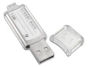 Накопитель SanDisk Cruzer Micro поддерживает U3