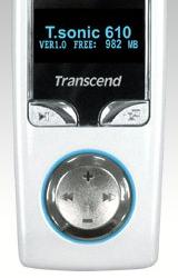 Обновление модельного ряда МР3-плееров Transcend: T.sonic 610