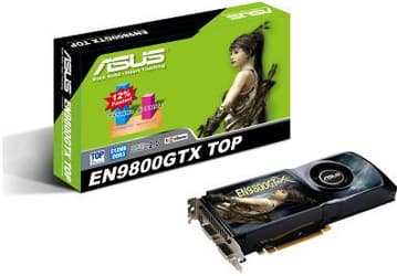 ASUS EN9800GTX TOP/HTDP/512M — разогнанная на 12% версия обеспечит дополнительную скорость в играх