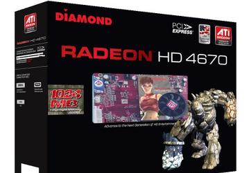 Diamond выпускает Radeon HD 4670 с гигабайтом памяти