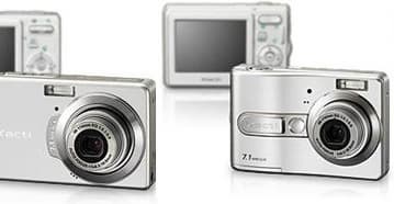 Фотокамеры Sanyo Xacti S7 и Xacti E7 с поддержкой карт памяти SDHC