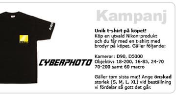 Футболка стала косвенным подтверждением скорого дебюта камеры Nikon D5000