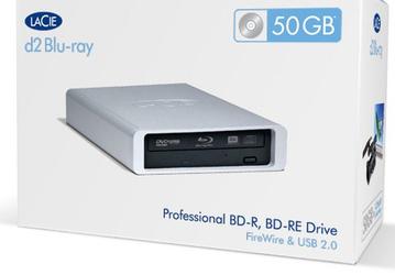 Внешний привод LaCie d2 с поддержкой Blu-ray «разогнали» до скорости 4х 