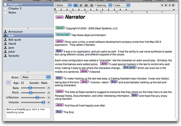 Narrator 2 — новая утилита для голосового чтения текста в Mac OS X