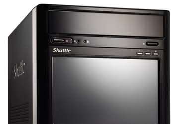 Shuttle выпускает D10, barebone со встроенным 7" дисплеем