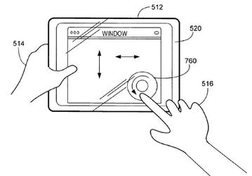 Apple патентует использование сенсорного экрана