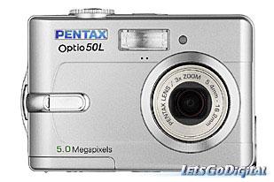 Pentax представляет новую камеру Pentax Optio 50L