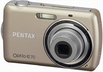 Optio E70 — новая компактная камера Pentax начального уровня