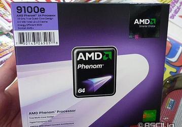 Phenom X4 9100e: появление в продаже и цены   