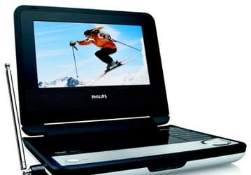 Philips: портативный DVD-плеер PET738