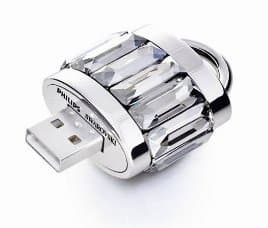 Philips и Swarovski: ещё один флэш-накопитель с «ювелирным уклоном»