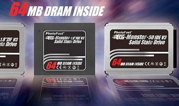 PhotoFast готовит1,8" устройства SSD, оборудованные кэш-памятью 