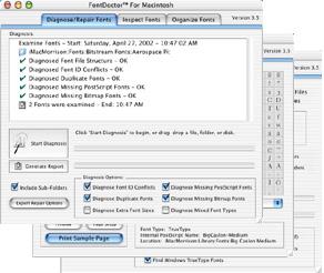 FontDoctor X v7.3 поддерживает Intel Mac