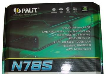 Palit N78S: одна из первых системных плат с поддержкой DX10 и PureVideo