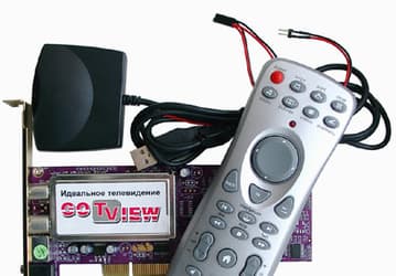 TV-тюнер GOTVIEW PCI DVD2 Deluxe комплектуется пультом, позволяющим управлять питанием ПК
