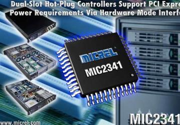 Двухканальные контроллеры питания MIC2341 и MIC2342 соответствуют спецификации PCI Express 2.0