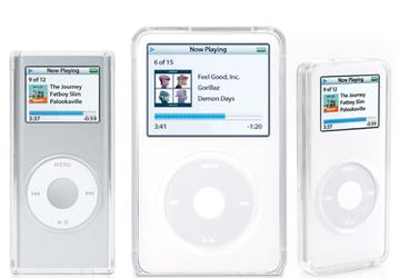 Футляры Griffin iClear и Disko для iPod nano 2G