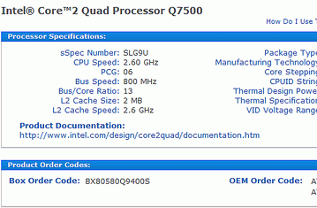 Core 2 Quad Q7500 — самый бюджетный 4-ядерник Intel? 