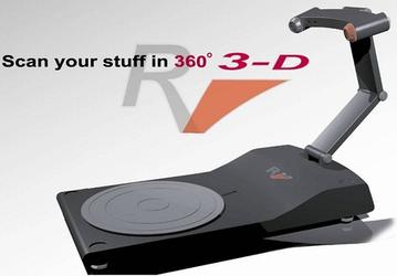 CES 2009: RealView 360 3D Desktop Scanner — настольный 3D-сканер, один из первых в мире 
