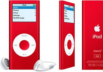 Apple представила iPod nano (PRODUCT) RED