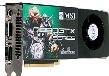 MSI N280GTX-T2D1G Super OC является быстрейшим ускорителем с одним GPU 