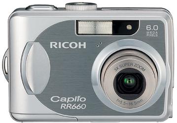 Ricoh анонсирует 6-Мп камеру Caplio RR660