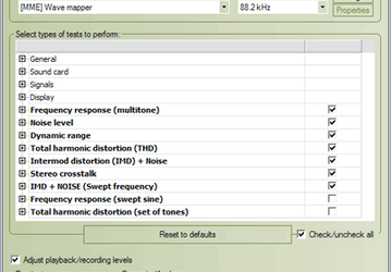 RightMark Audio Analyzer версии 6.0