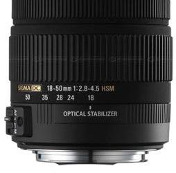 Sigma предлагает стабилизированный штатный объектив SIGMA 18-50mm F2.8-4.5 DC OS HSM