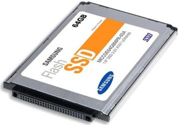 Samsung приступает к выпуску 1,8" 64-Гб SSD-устройств для рынка ноутбуков