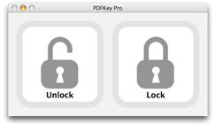 PDFKey Pro позволяет снимать и устанавливать пароли на документы PDF