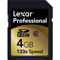 Lexar Presents 133x 4GB SDHC Cards