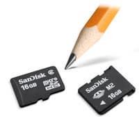 SanDisk Releases 16GB microSDHC and Stick Micro (M2) Cards