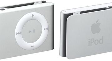 Новый iPod shuffle вдвое меньше предшественника