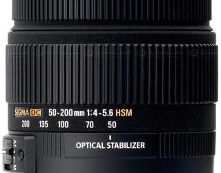 SIGMA 50-200mm F4-5.6 DC OS HSM — еще один новый объектив Sigma