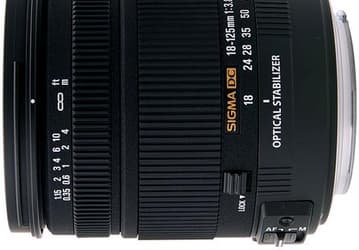 Объектив Sigma 18-125mm f/3.8-5.6 DC OS HSM – стабилизированный универсал