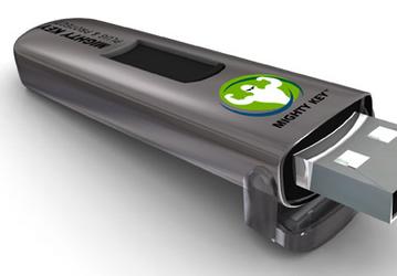 Mighty Key - USB-накопитель с военным уровнем защиты данных