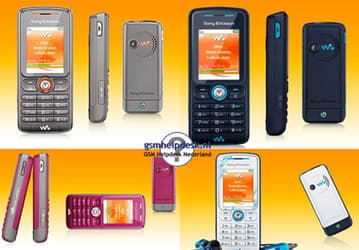 Sony Ericsson W200i доступен в 4-х новых цветах