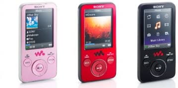 Sony: новые медиаплееры WALKMAN