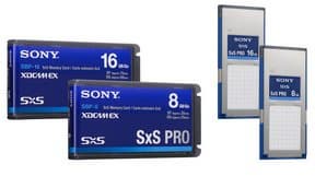 Sony анонсирует свои карты памяти SxS PRO