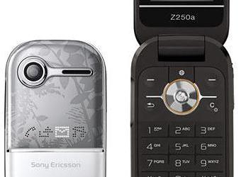 Z250 - камерафон Sony Ericsson начального уровня