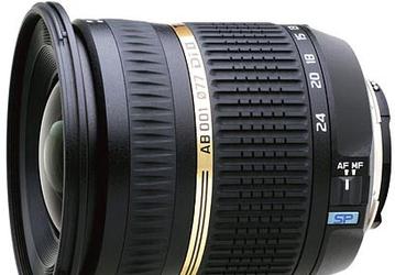 Tamron разрабатывает объектив 10-24 мм f/3,5-4,5 для DSLR с датчиками APS-C